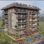 Квартира 1+1 в новом комплексе, район Джикджилли