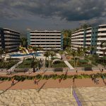 Строящийся комплекс с развитой инфраструктурой в Мерсине