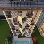 Строящийся стильный комплекс в районе Кестель