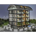 Квартиры с отдельной кухней и гардеробной на стадии строительства в районе Томюк