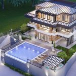 Шикарная вилла 7+1 в районе Тепе Аланья