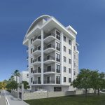 Резиденция с квартирами планировок 1+1, 2+1 и 3+1 в Махмутларе