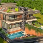 Таунхаус для двух семей 3+1 в центре Аланьи