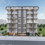 Уютный строящийся проект в Махмутларе, Аланья