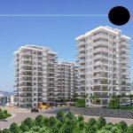 Новый комплекс с видом на Аланью в районе Махмутлар