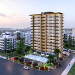 Квартира в новом комплексе в районе Томюк, Мерсин