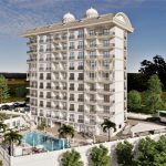 Строящийся комплекс с различными планировками в районе Авсаллар