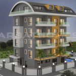 Апартаменты 1+1 и 2+1 в новом проекте в районе Оба