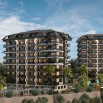 Уютный современный комплекс с квартирами разных планировок в районе Авсаллар