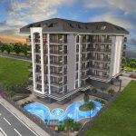 Новый проект комплекса с различными планировками в центре Аланьи